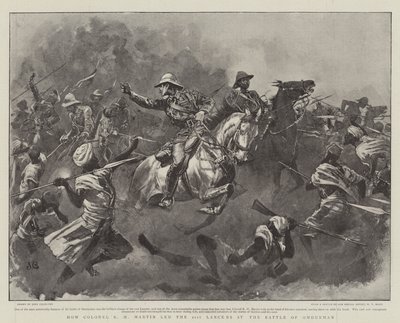 Como o Coronel RH Martin liderou os 21º lanceiros na Batalha de Omdurman de John Charlton