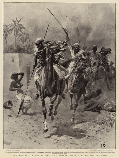 O avanço no Sudão, os Horrores de um Incursão Dervish de Baggara de John Charlton
