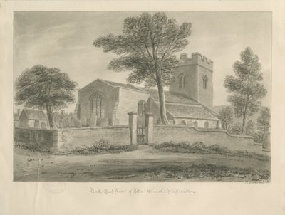 Igreja de Alton: desenho sépia, 1841 de John Chessell Buckler
