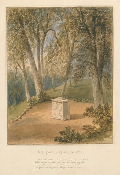 Somerset - Batheaston Villa Jardim, 1827 de John Chessell Buckler