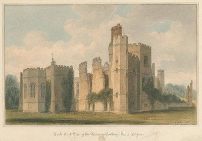 Sussex - casa de Cowdray, 1825 de John Chessell Buckler