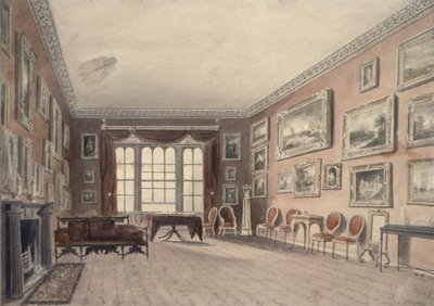 A, galeria, em, Browsholme, perto, Clitheroe, yorkshire de John Chessell Buckler