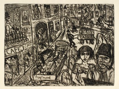 Vida de rua em Nørrebro de John Christensen