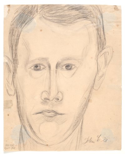 Autorretrato um rosto de John Christensen