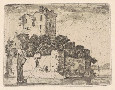 Castelo do Lago Orr de John Clerk, of Eldin