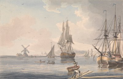 Deptford Dockyard, Kent de John Cleveley the Younger