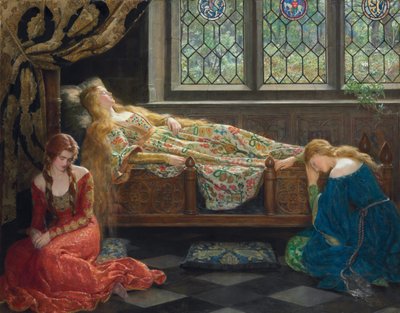 A Bela Adormecida de John Collier