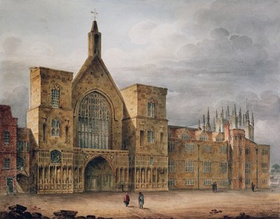 Entrada para o Westminster Hall, 1807 de John Coney