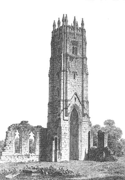 Gray Friars Tower, Richmond, North Yorkshire, c1800-1833 de John Coney