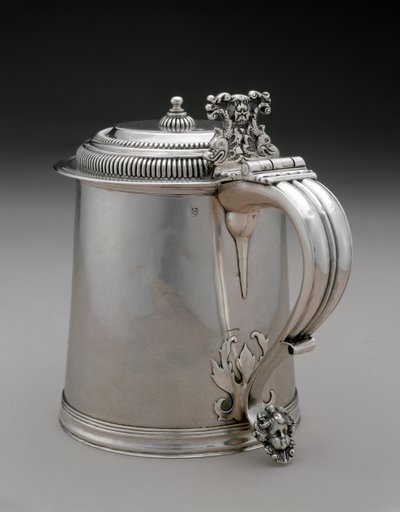 Tankard, 1695-1711 (prata) de John Coney