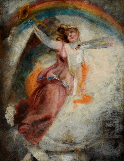 A Herald Angel (óleo sobre tela) de John Constable