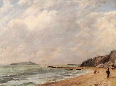 Vista da Baía de Osmington, Dorset, em direção à Ilha de Portland de John Constable
