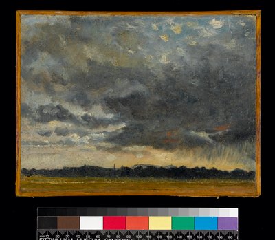 Em Hampstead, olhando para Harrow, antes de 1837 de John Constable