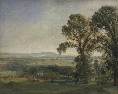 Bardon Hill, Coleorton Hall, ca. 1823. de John Constable