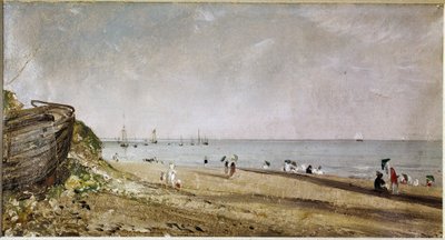 Brighton Beach (óleo sobre tela de John Constable