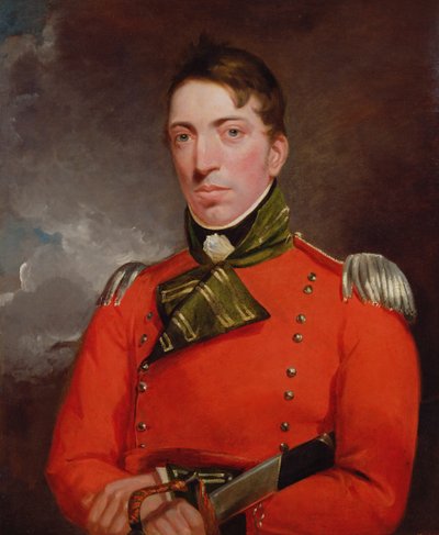 Capitão Richard Gubbins, c.1804-05 (óleo sobre tela) de John Constable
