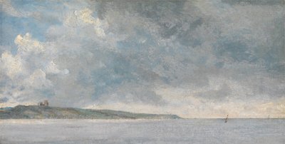 Cena Costeira com Penhascos, ca. 1814. de John Constable