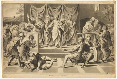 Morte de Ananias de John Constable