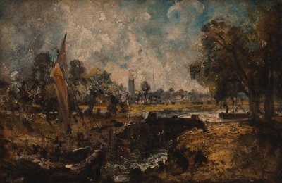 Dedham Lock, 1819 a 1820. de John Constable
