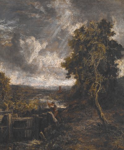 Bergholt do leste - trave no Stour de John Constable