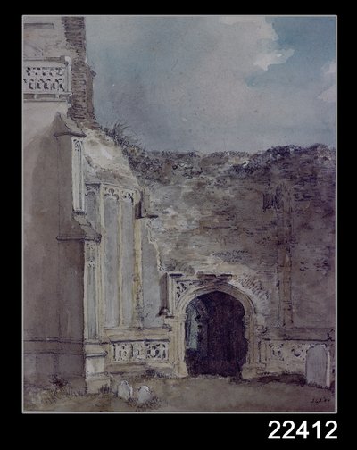 Igreja de East Bergholt: North Archway da Torre Arruinada de John Constable