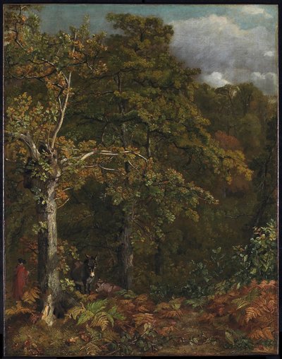 Borda de uma madeira, por volta de 1816 de John Constable