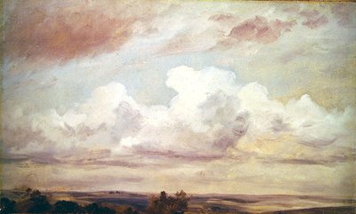Paisagem extensiva (óleo sobre tela) de John Constable