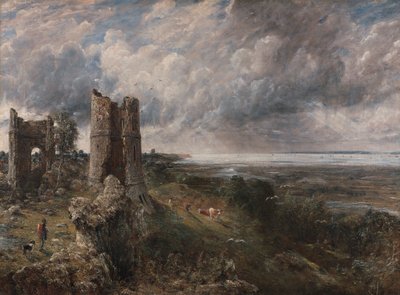 Castelo de Hadleigh, A Boca do Tamisa - Manhã depois de uma Noite Tempestuosa de John Constable