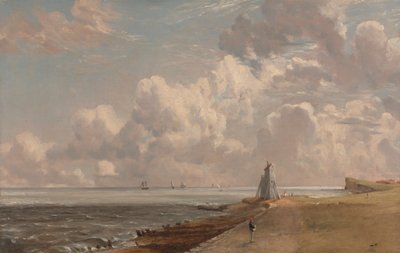 Harwich: O farol baixo e o monte Beacon de John Constable