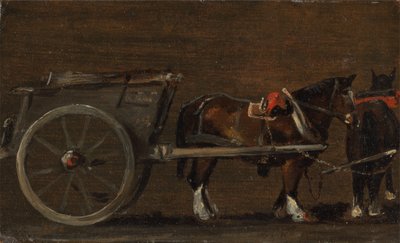 Cavalo e carroça, c. 1814. de John Constable