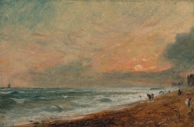 Hove Beach, 1824 a 1828. de John Constable