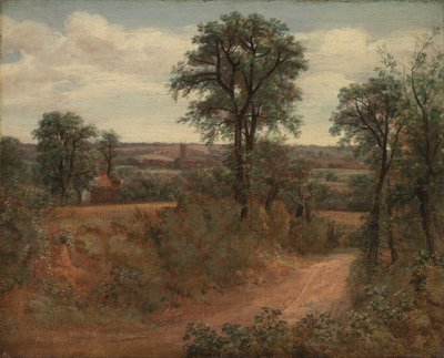 Pista perto de Dedham de John Constable