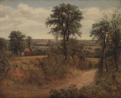 Lane perto de Dedham, 1802. de John Constable