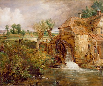 Moinho em Gillingham, Dorset de John Constable