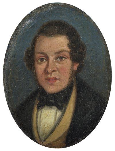 Miniatura: Retrato de Abram Constable, irmão do artista de John Constable