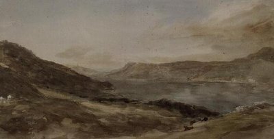 PD.77-1950 Windermere, c.1806 (aquarela) de John Constable