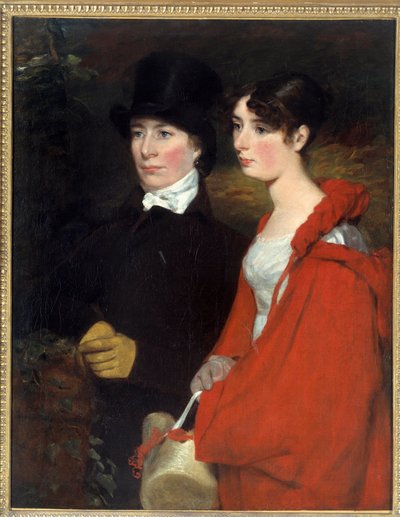 Retrato de Ann e Mary Constable. Pintura de John Constable (1776-1837), cerca de 1810-1814. Coleção particular. - Retrato de Ann e Mary Constable. Pintura de John Constable (1776-1837), cerca de 1810-1814. Coleção particular. de John Constable