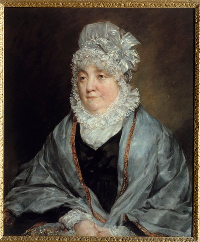 Retrato da Sra. Tuder. Pintura de John Constable (1776-1837) de John Constable