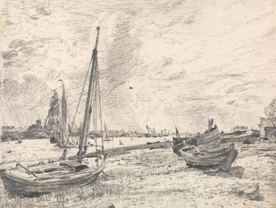Embarcações no Tamisa de John Constable