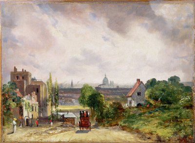 Chalé de Sir Richard Steele, Hampstead, cerca de 1832 de John Constable