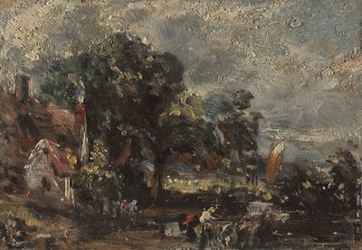 Esboço para "The Haywain" de John Constable