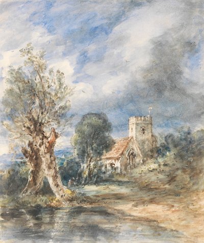 Igreja Stoke Poges de John Constable