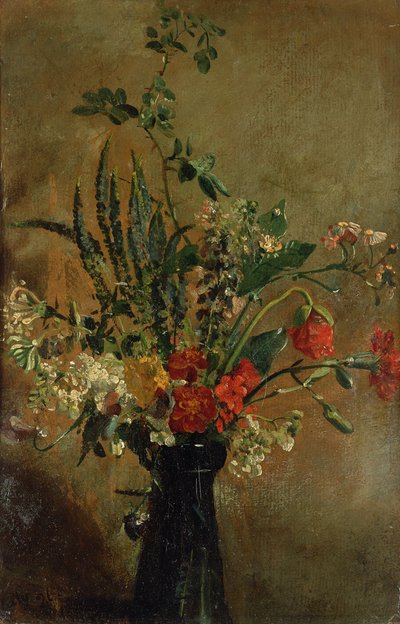 Estudo de flores em um copo de jacinto, 1814 de John Constable