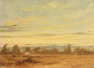 Verão - Paisagem Vespertina (óleo sobre tela) de John Constable