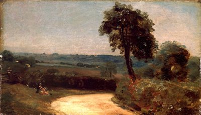 A faixa de rodagem de East Bergholt a Flatford de John Constable