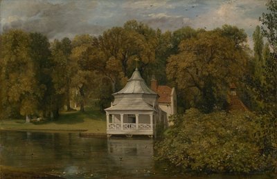 The Quarters atrás de Alresford Hall de John Constable