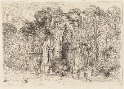 As ruínas da abadia de Netley de John Constable