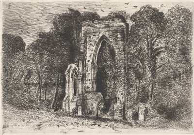 As ruínas da Abadia de Netley de John Constable