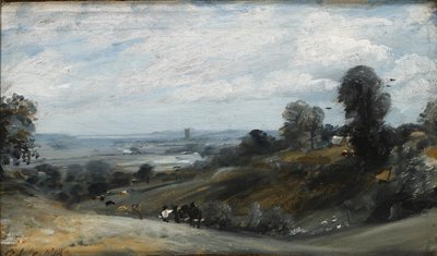 O Vale de Dedham de Langham, 1812 de John Constable