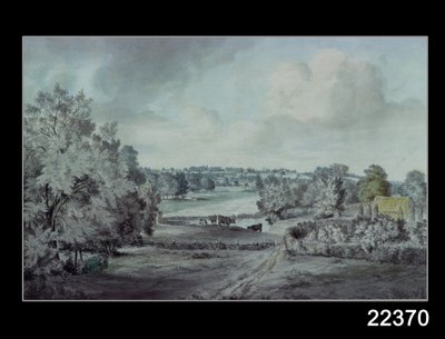 O Vale do Stour, com a igreja de Langham à distância de John Constable